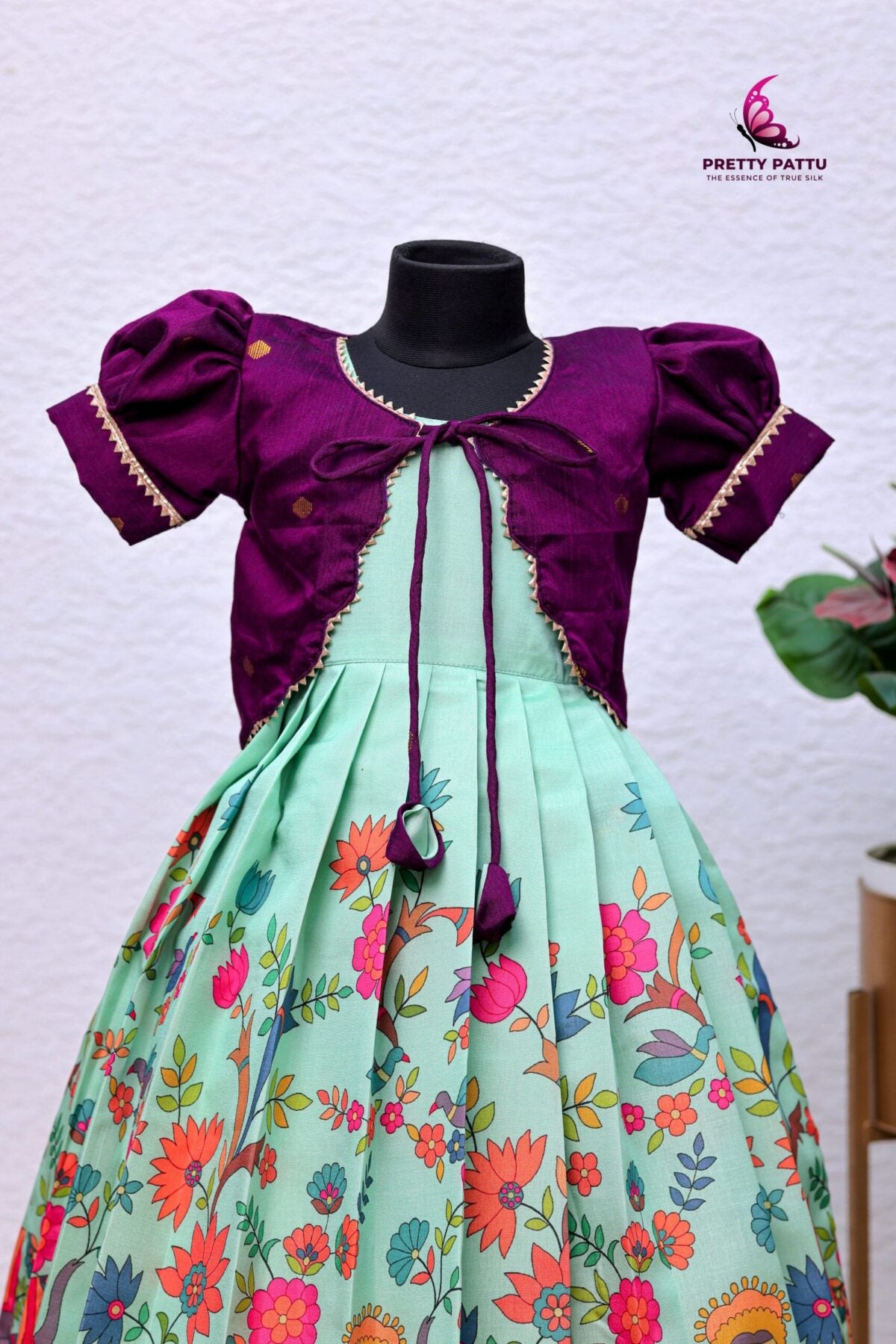 Pichwai printed frock