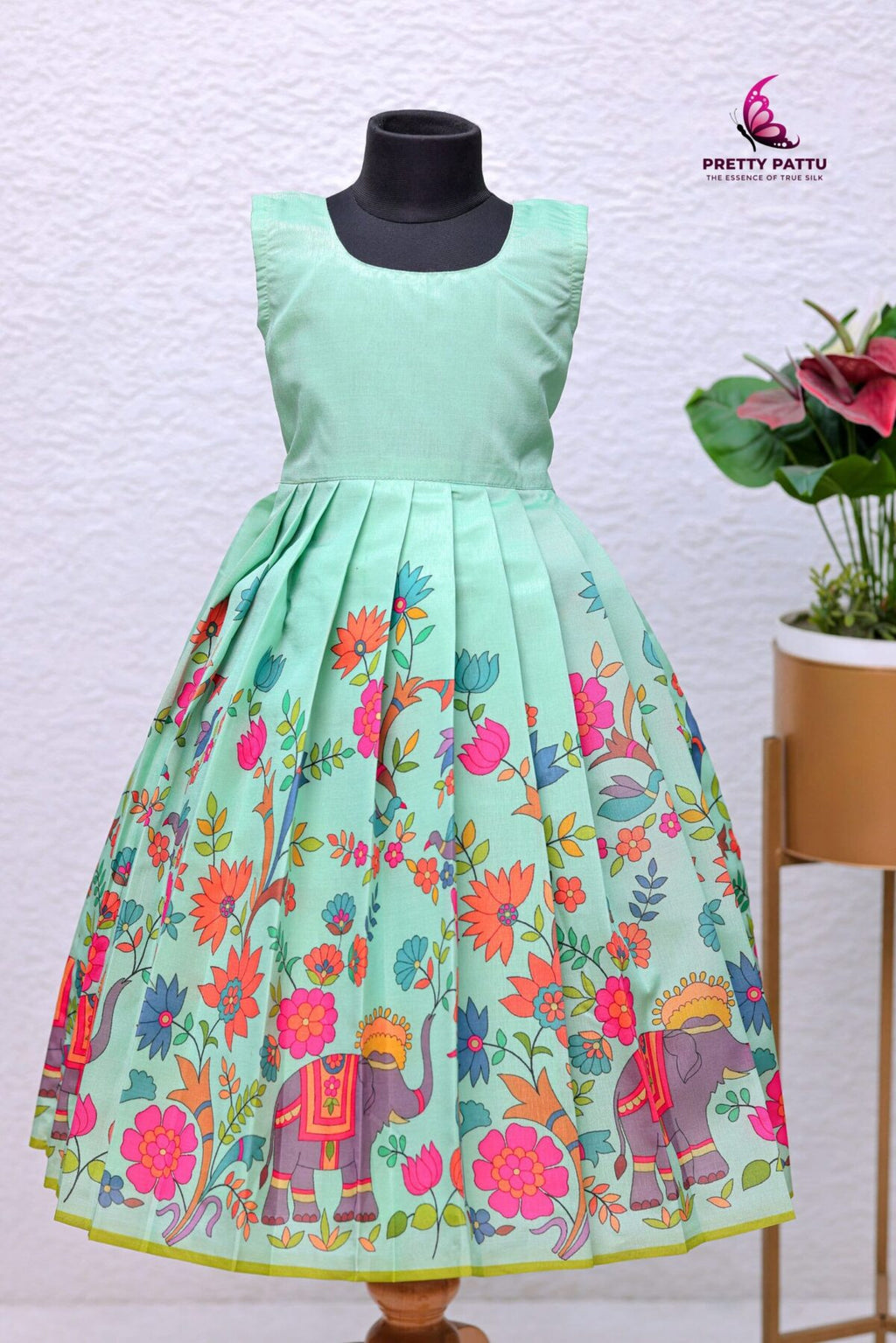 Pichwai printed frock
