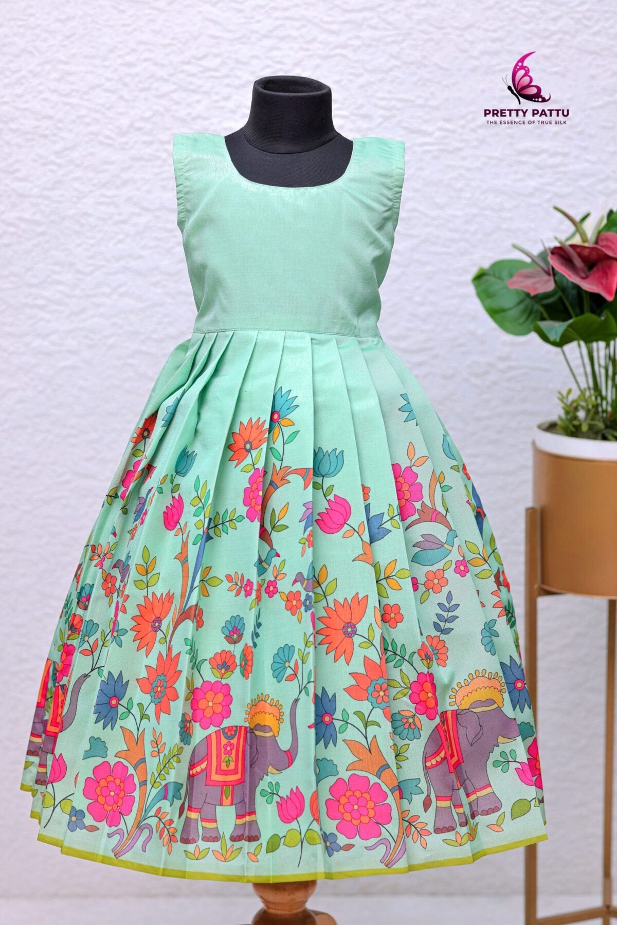 Pichwai printed frock