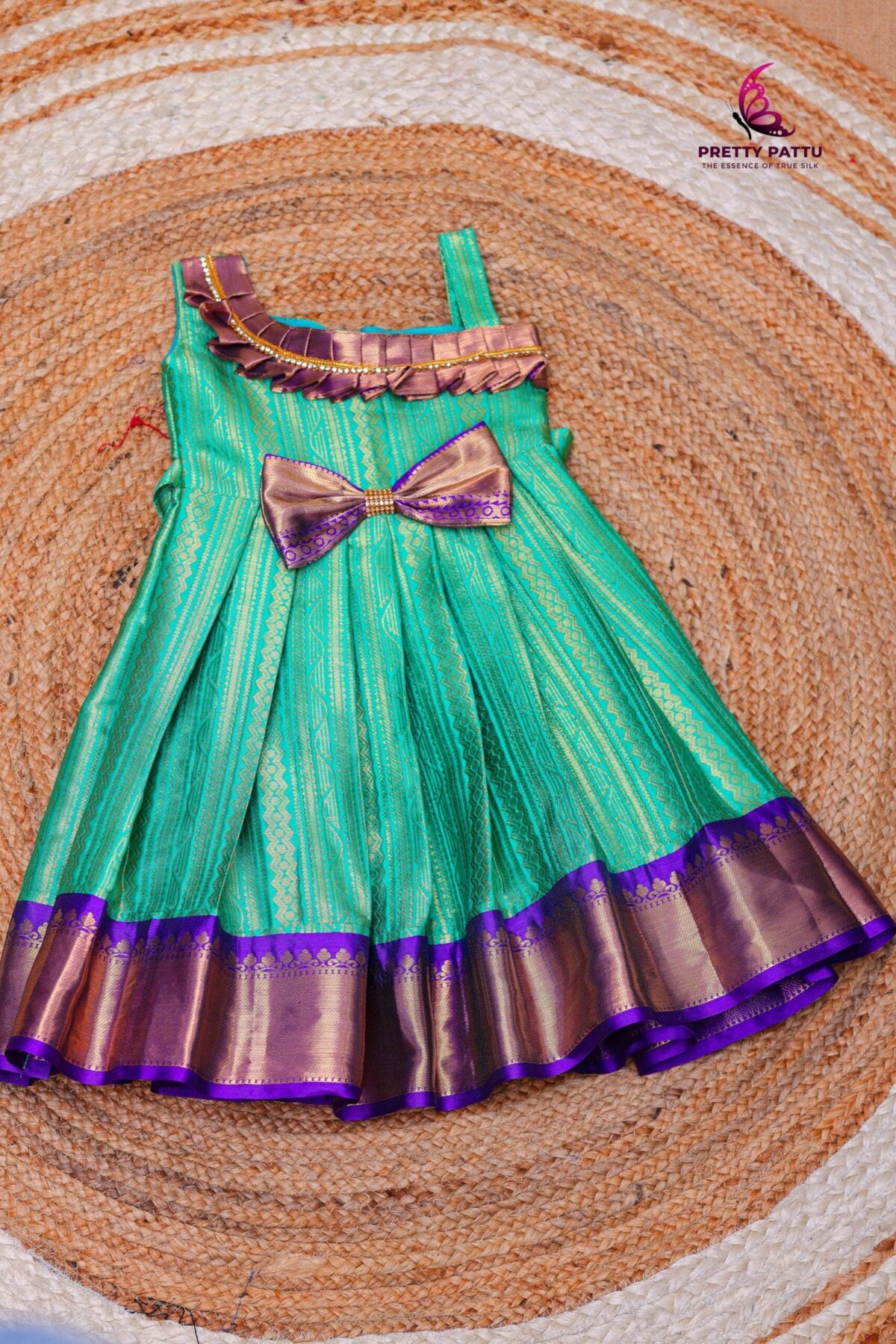 Semi-Banarasi frock
