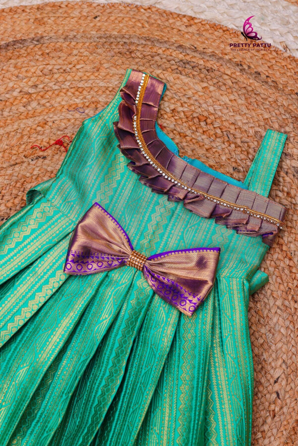 Semi-Banarasi frock