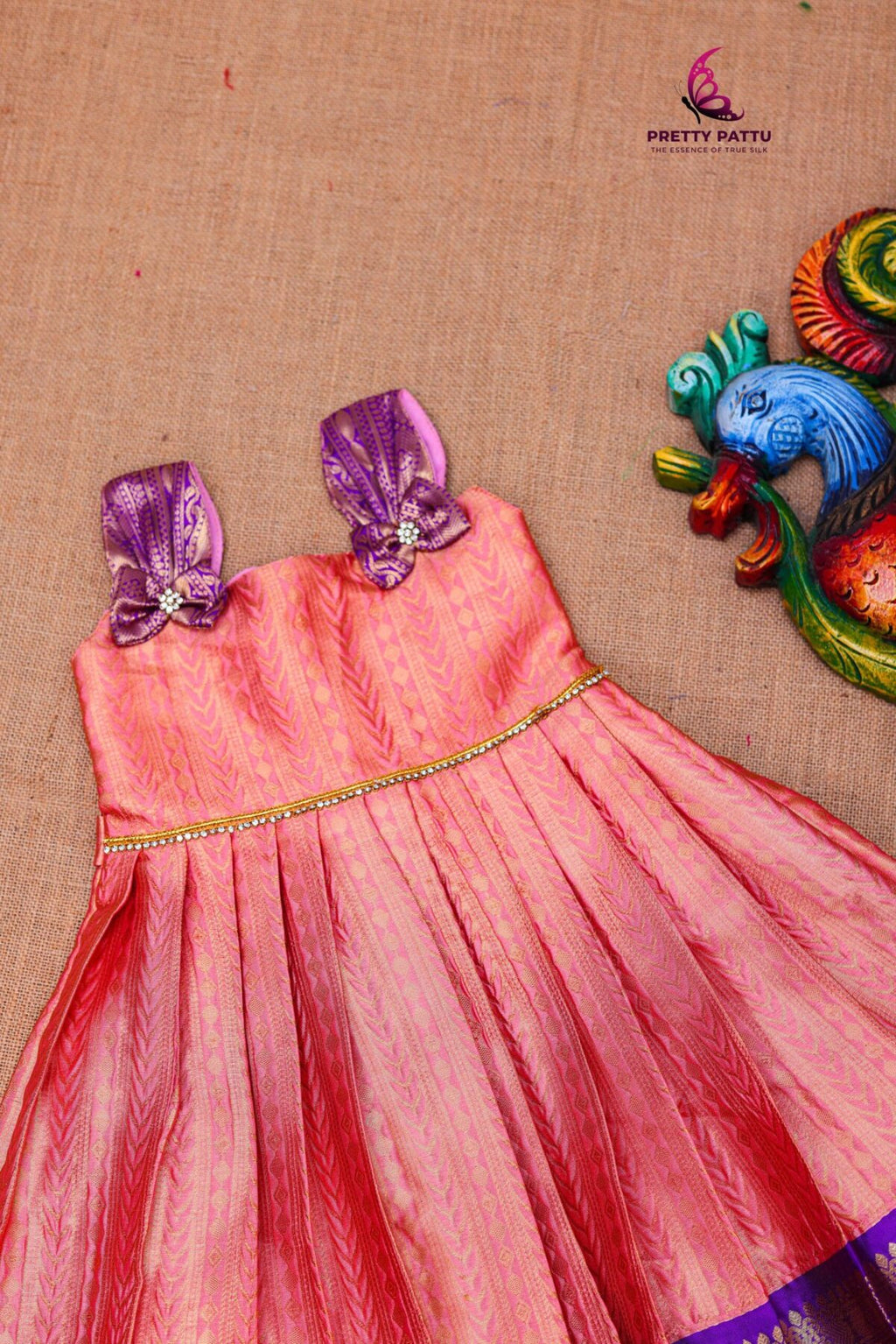 Semi-Banarasi frock,