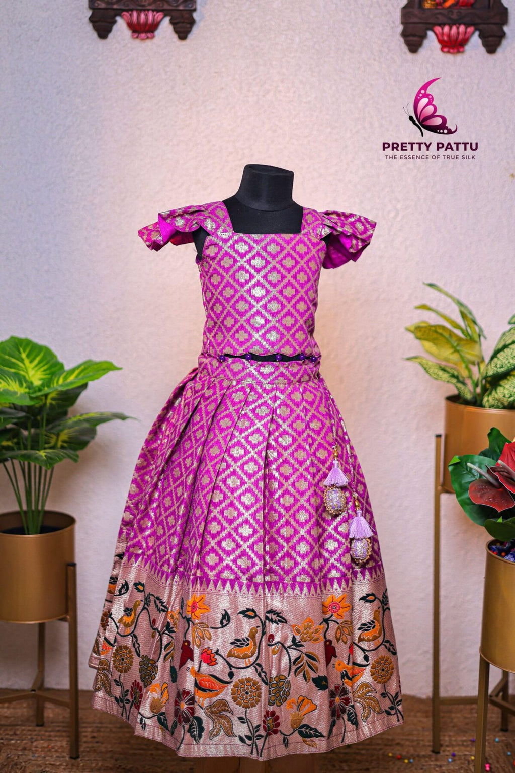 Banarasi silk  with paithani
