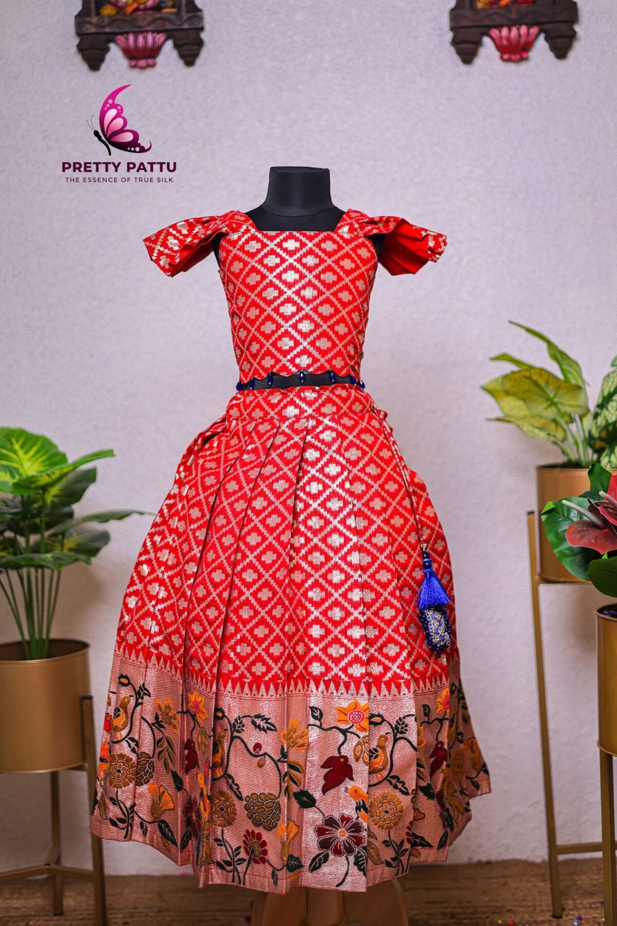 Banarasi silk  with paithani