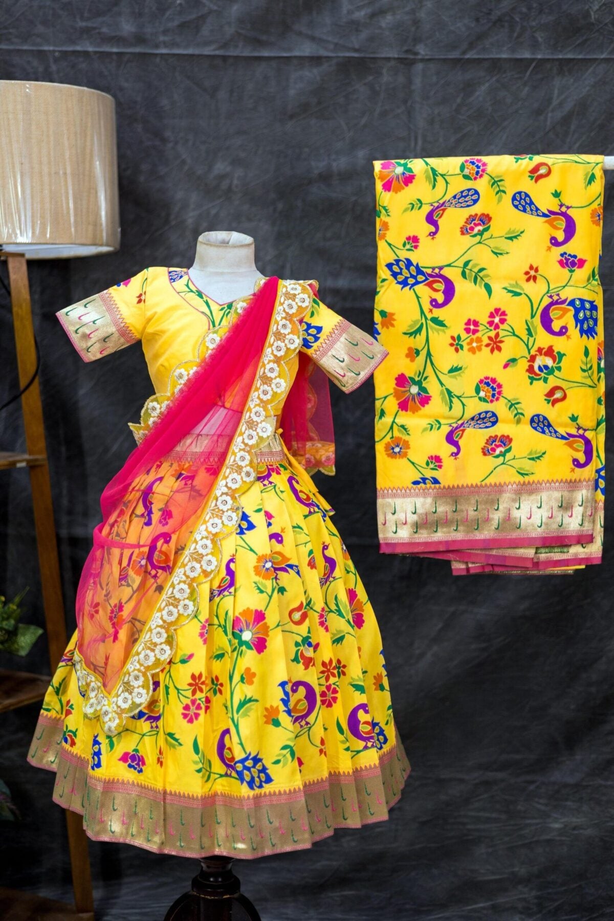 Paithani half saree model