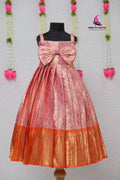 Semi-banarasi frock