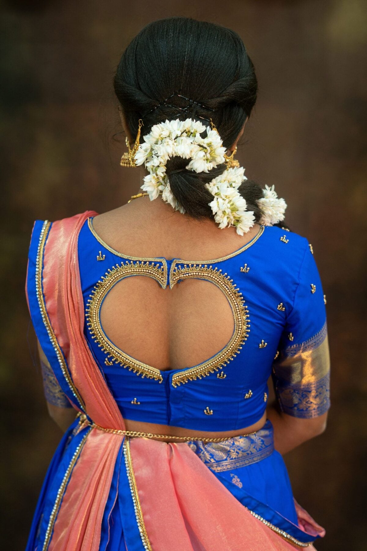 Kumbakonam Soft Silk Lehanga Rich Royal blue tone