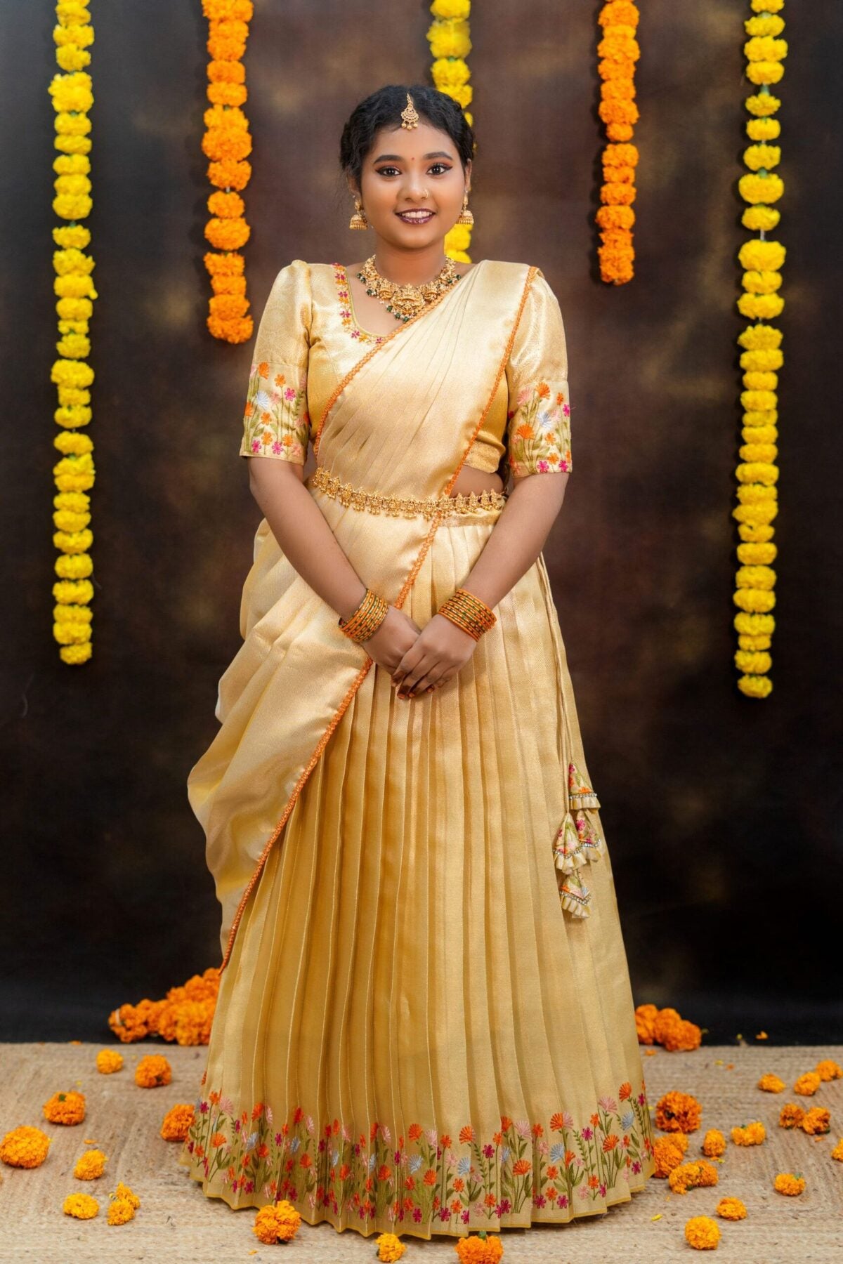Pretty Pattu – Golden Bloom Edition 🌼✨