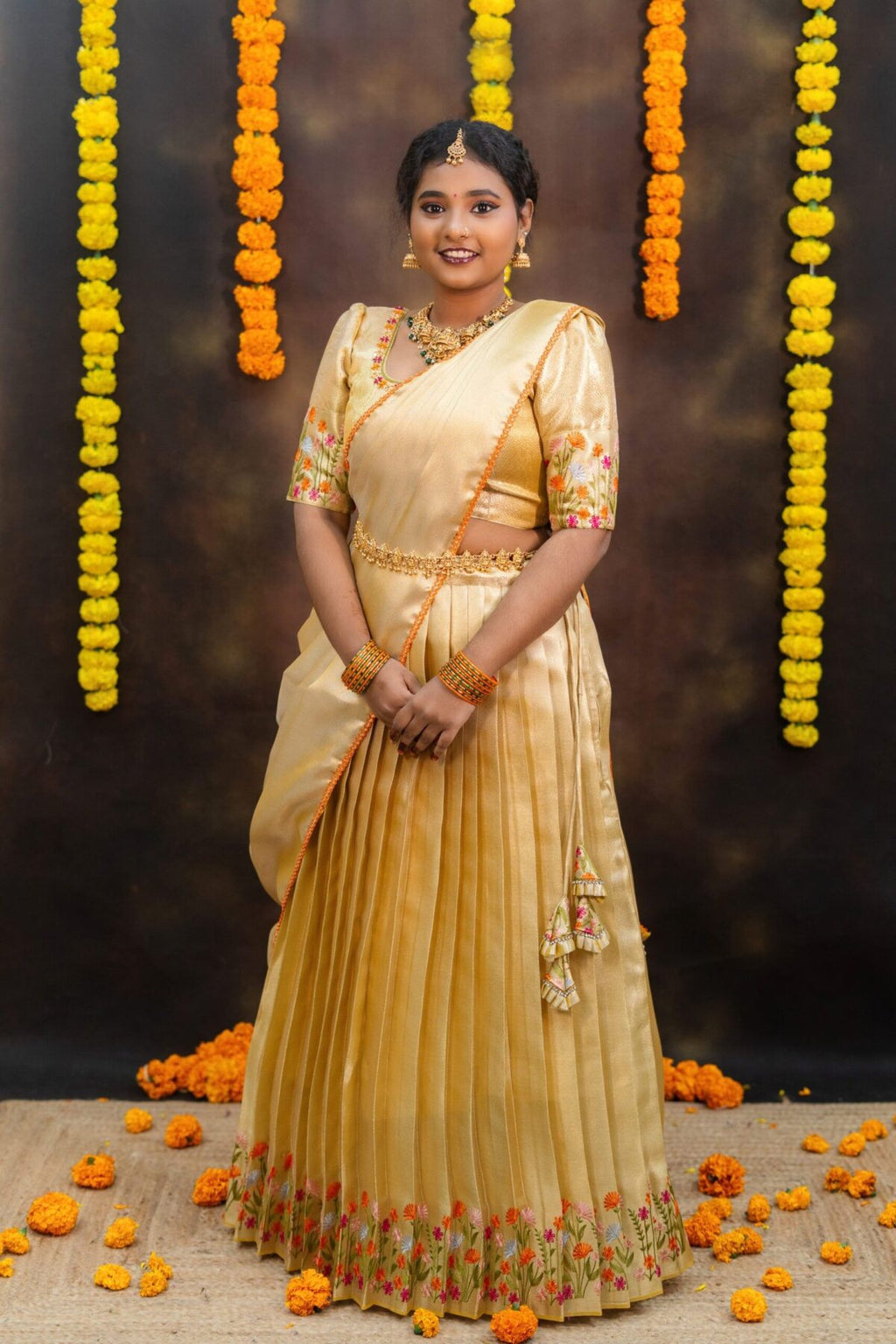 Pretty Pattu – Golden Bloom Edition 🌼✨