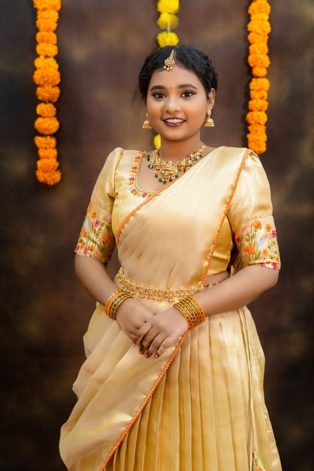 Pretty Pattu – Golden Bloom Edition 🌼✨
