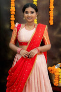 Semi Banarasi Kanchi Pattu Lehanga
