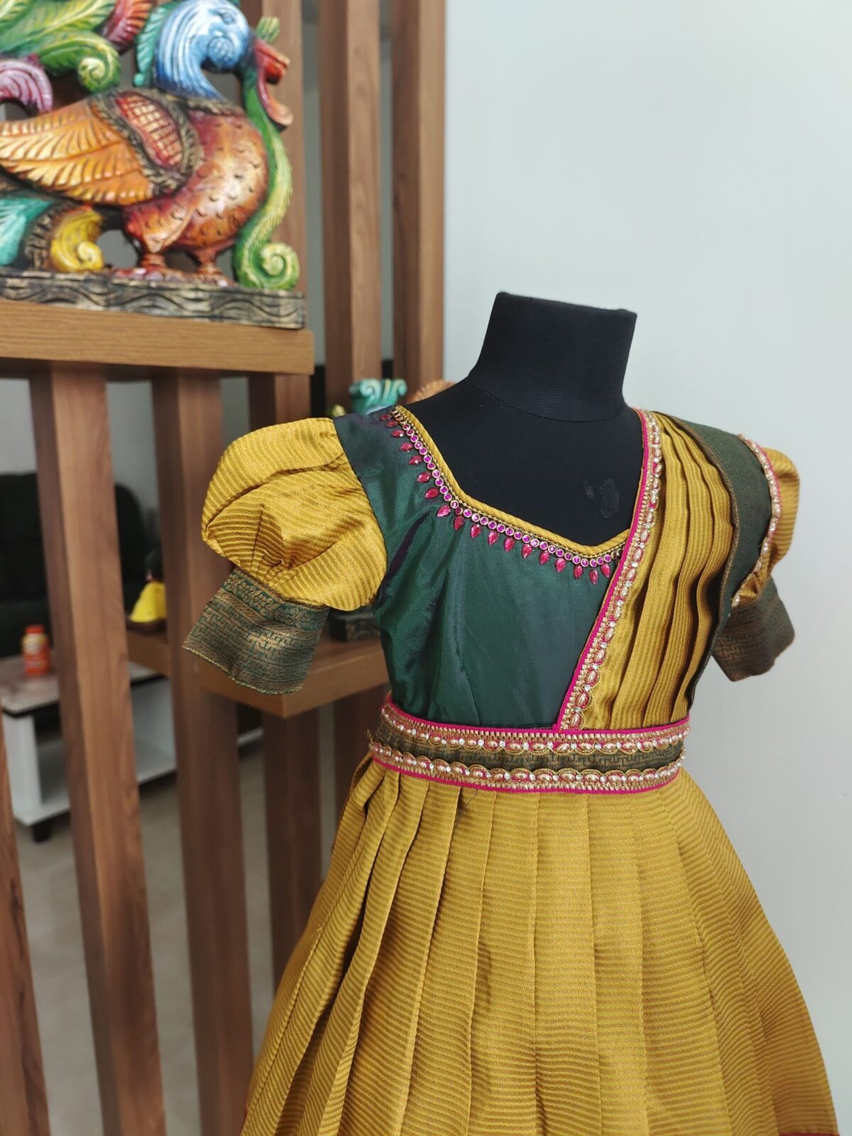 kanchi pattu frock