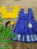kanchi pattu frock &top