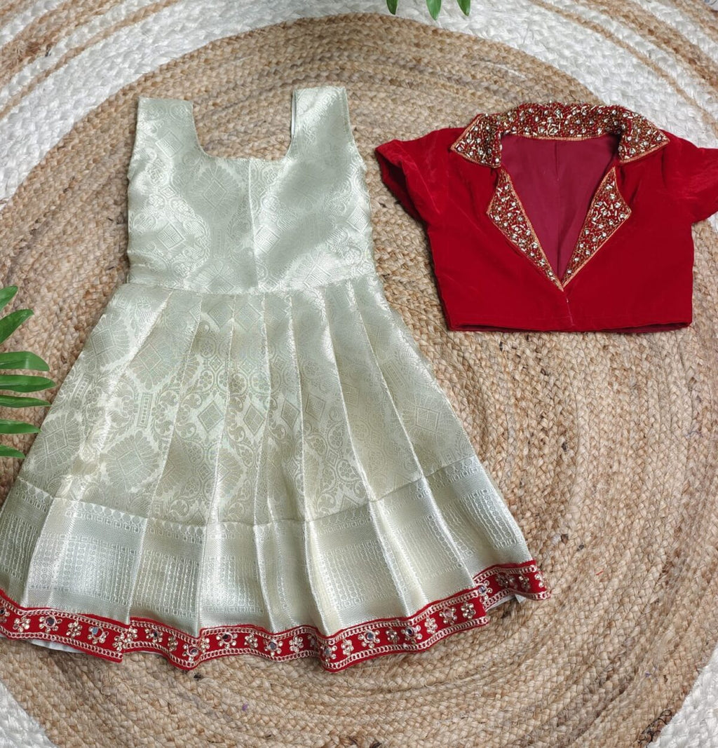 KANCHI PATTU FROCK