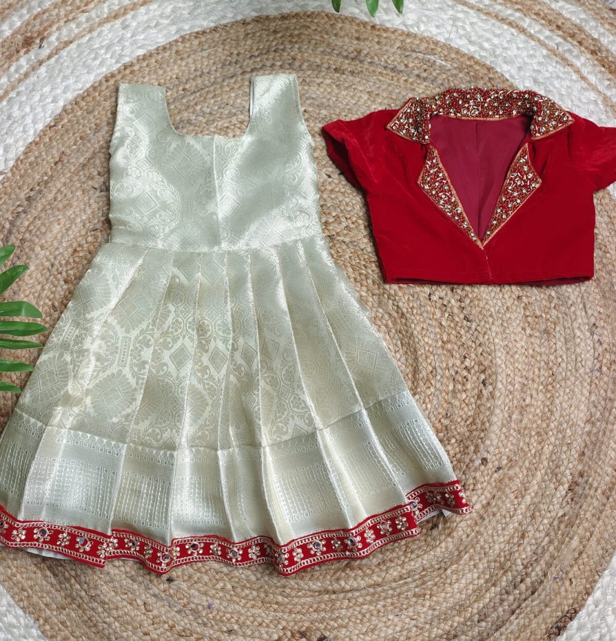 KANCHI PATTU FROCK