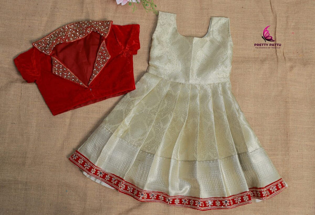 KANCHI PATTU FROCK