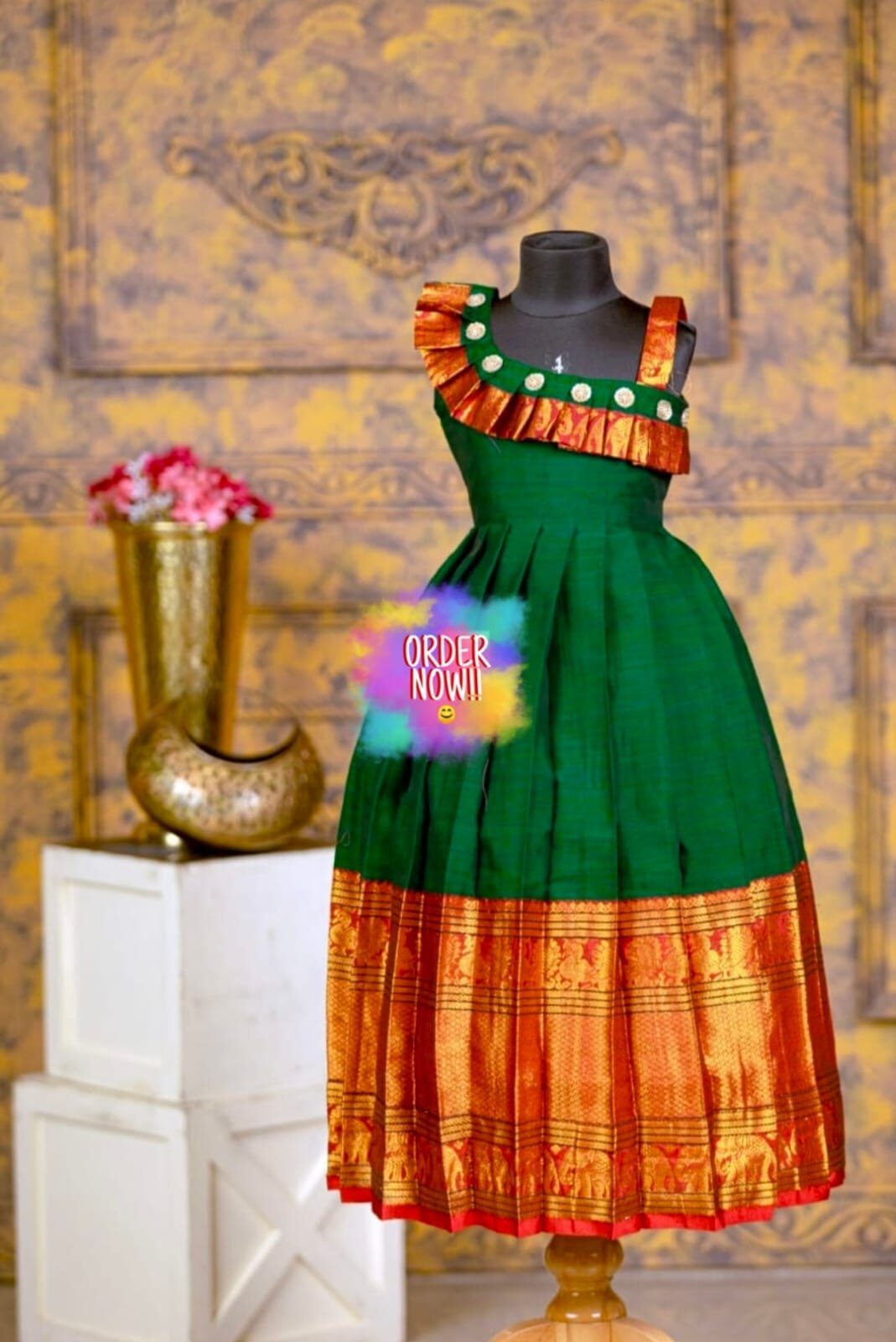 NARAYANA PET COTTON FROCK