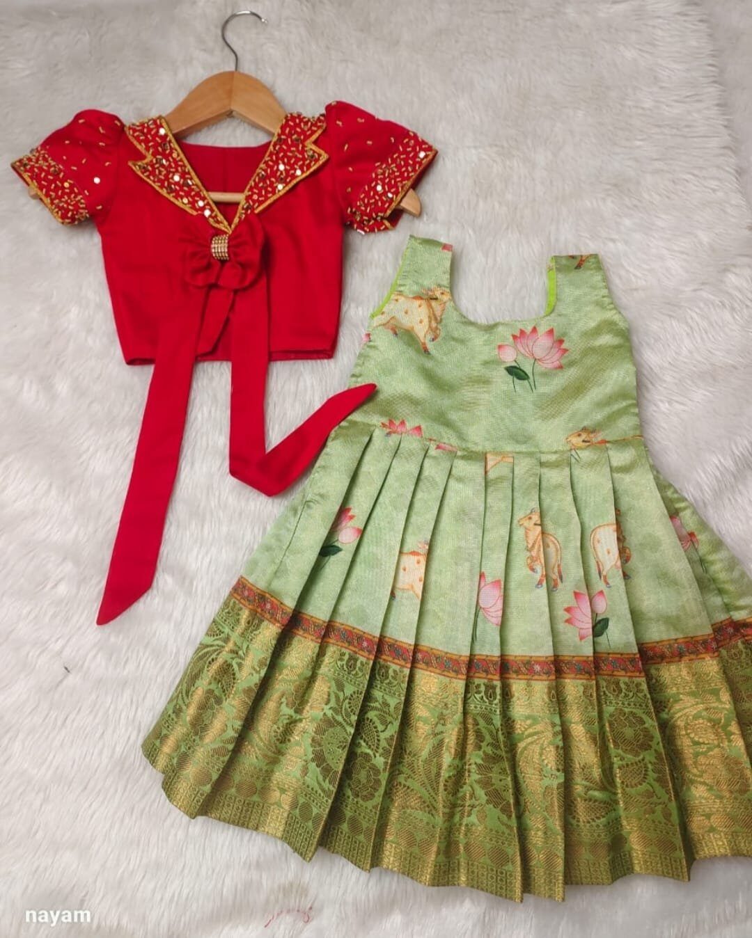 Pichwai design FROCK