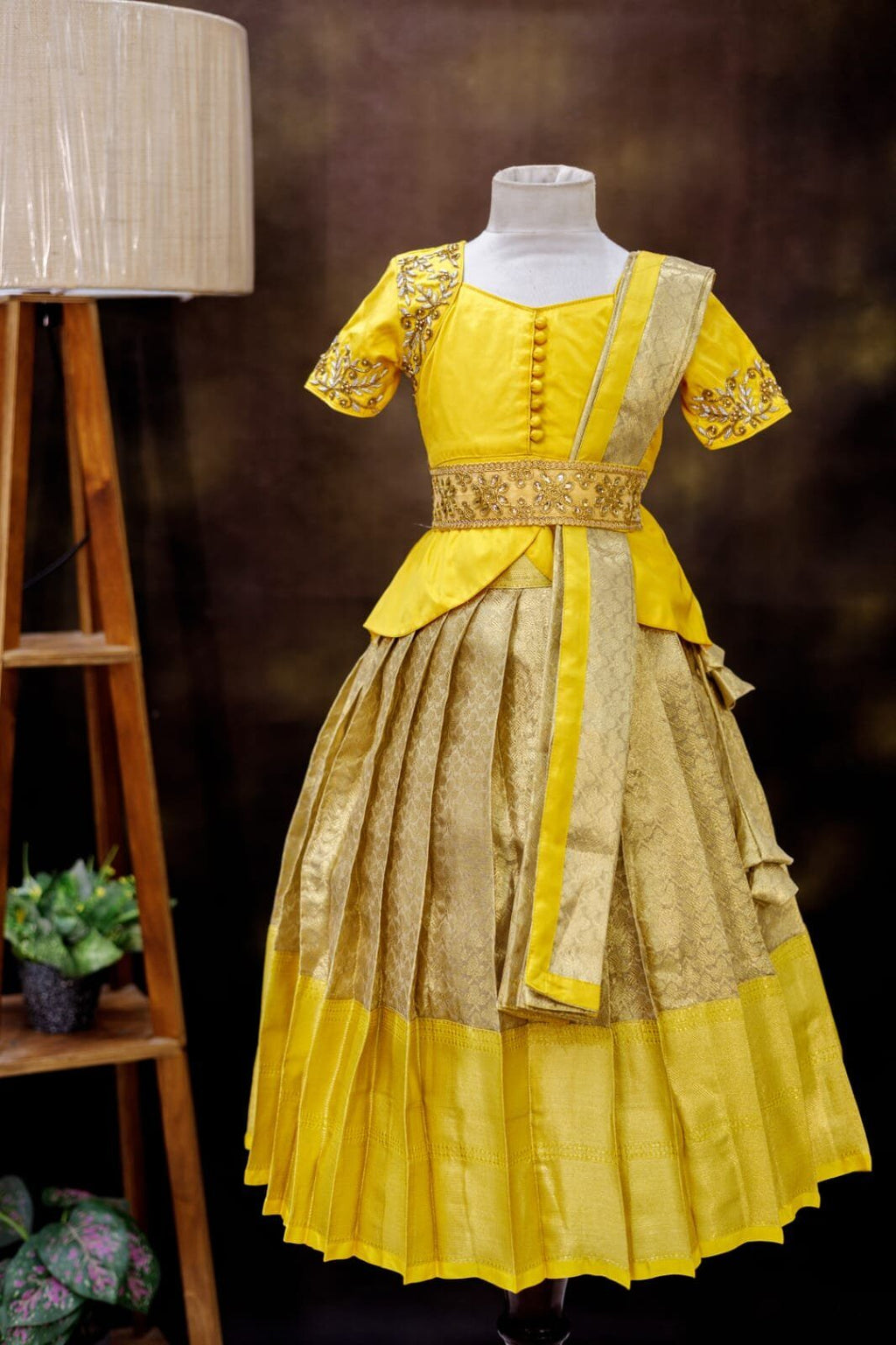 Gold Tissue Banarasi Elegance