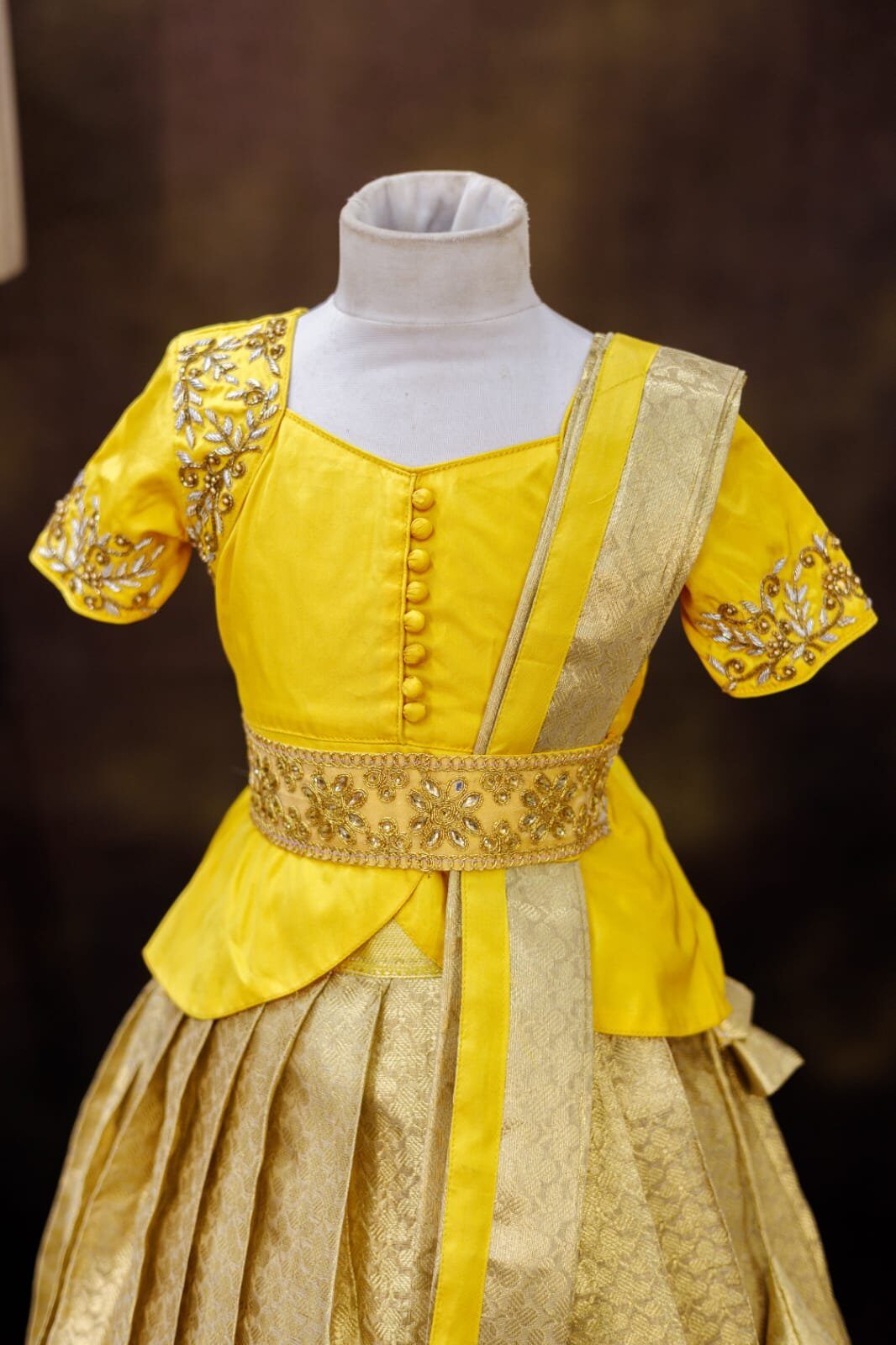Gold Tissue Banarasi Elegance
