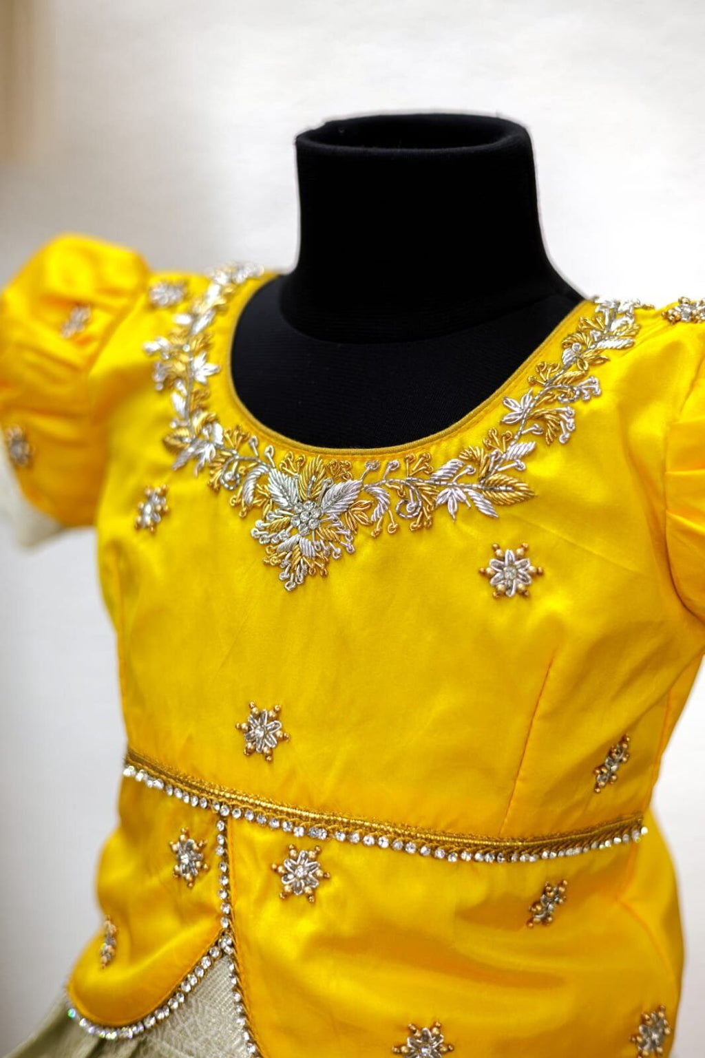 Semi banarasi with full zardosi work