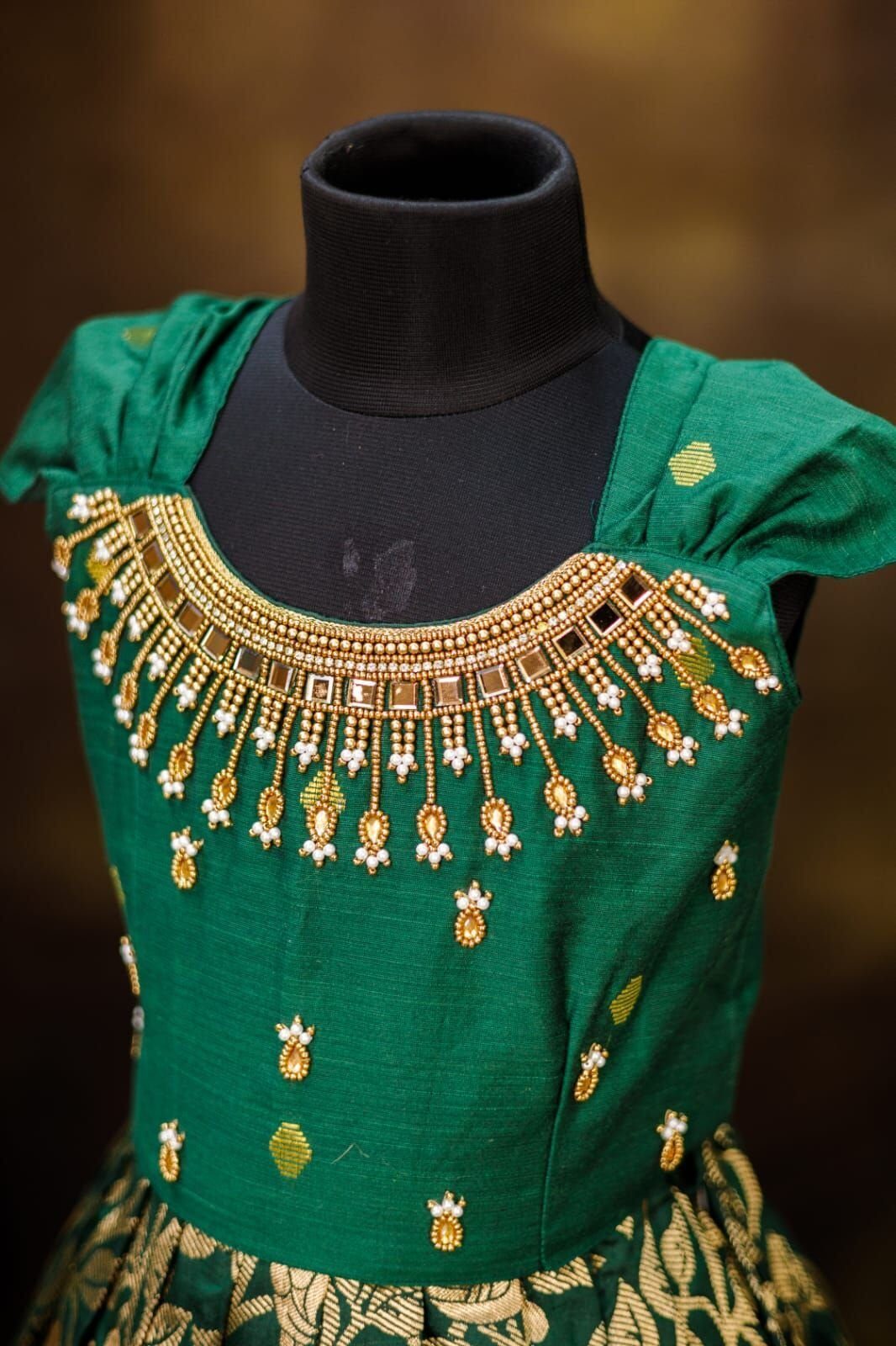 Kalamkari Semi Banarsi Silk
