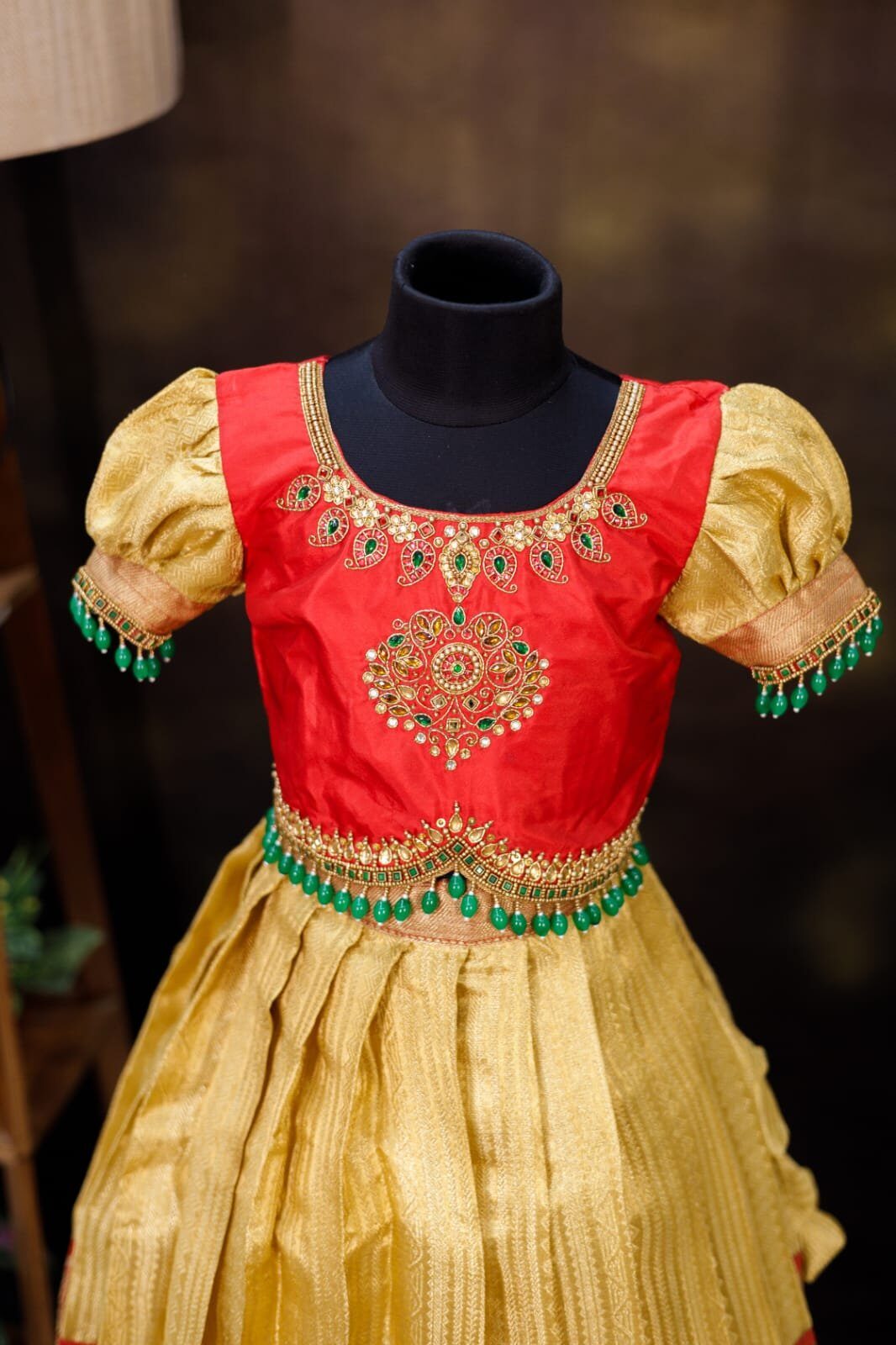 Tissue Banarasi Lehanga Set