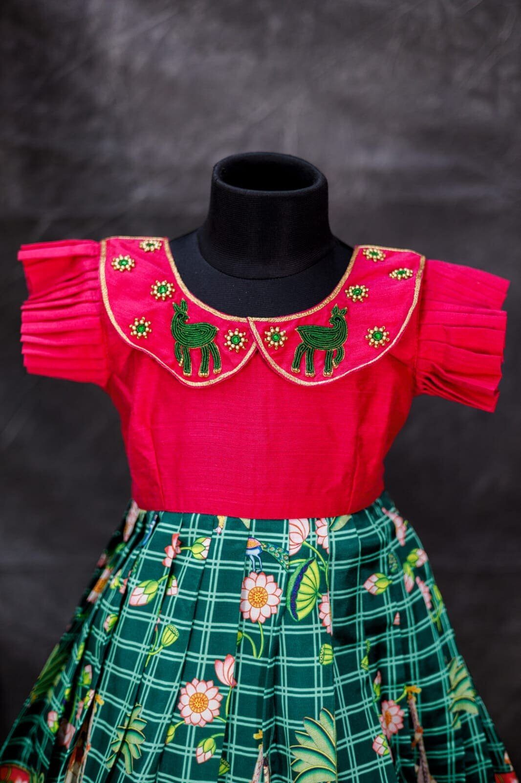 Pichwai design frock