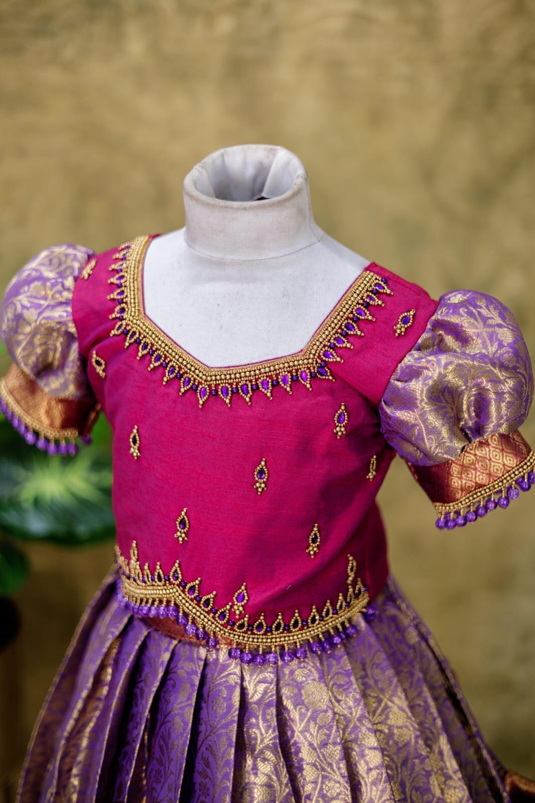 Tissue Banarasi Lehanga Set