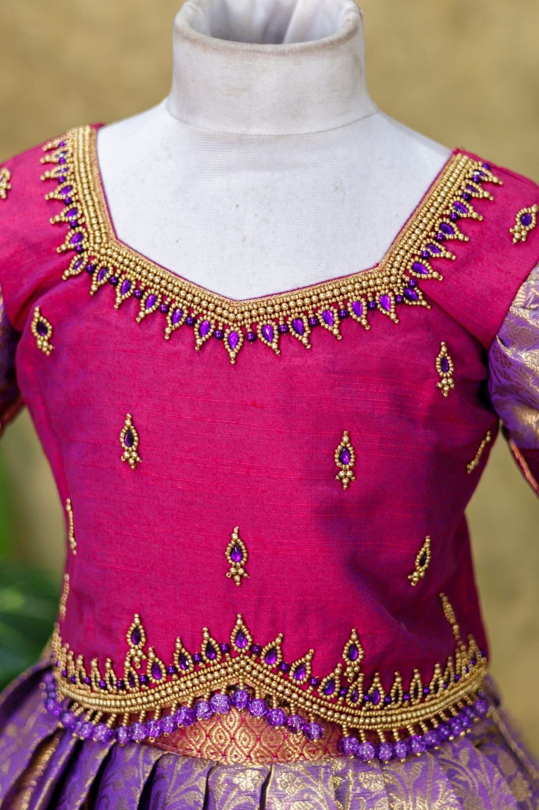 Tissue Banarasi Lehanga Set