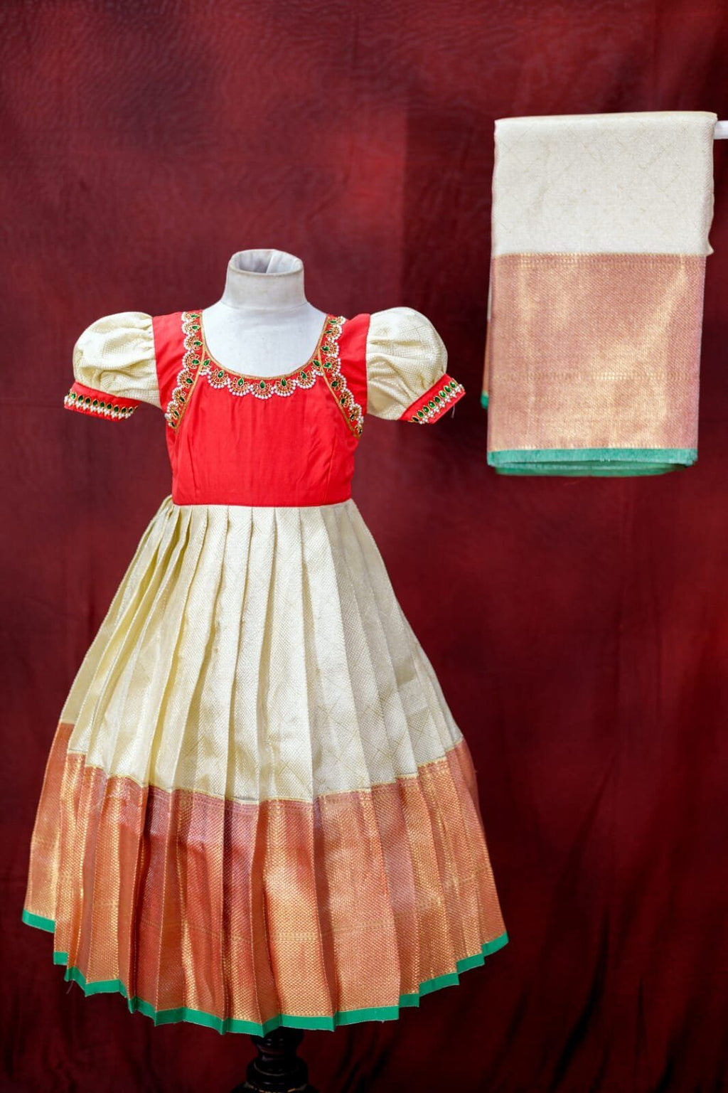 Cora Silk Frock Mom & Daughter Combo