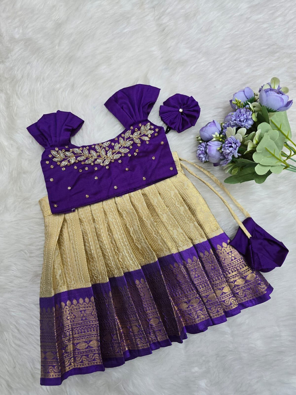 Semi Banarasi Lehenga