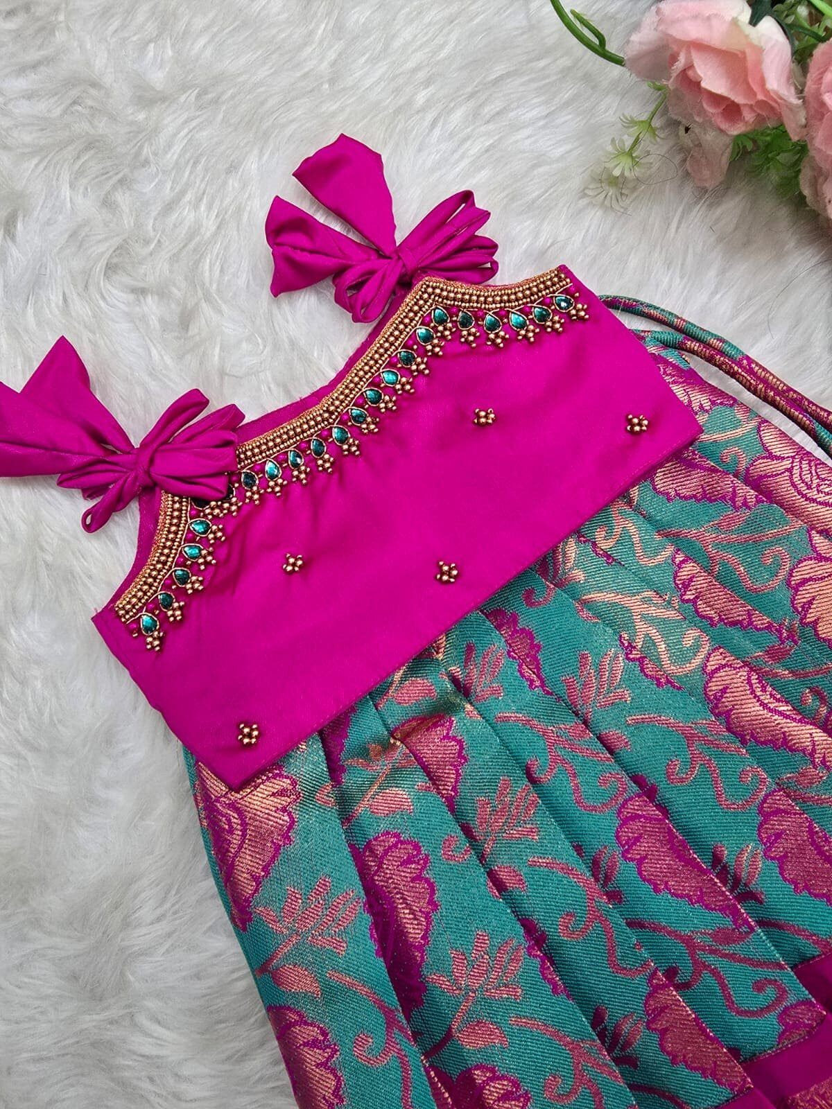 Tissue Banarasi Lehanga Set
