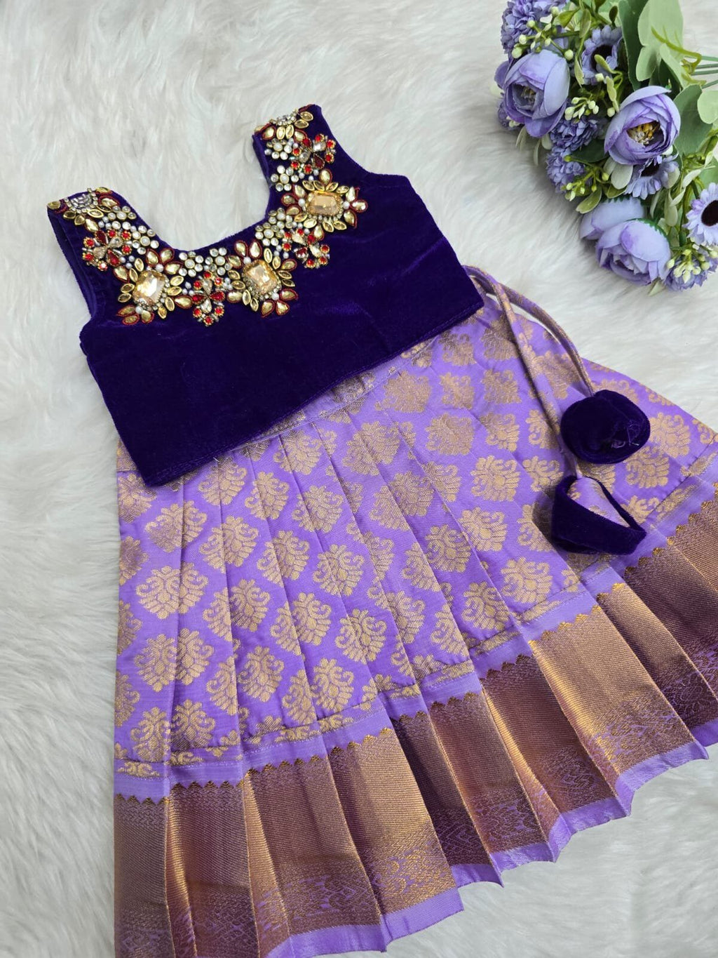 Kanchi Pattu Lehenga