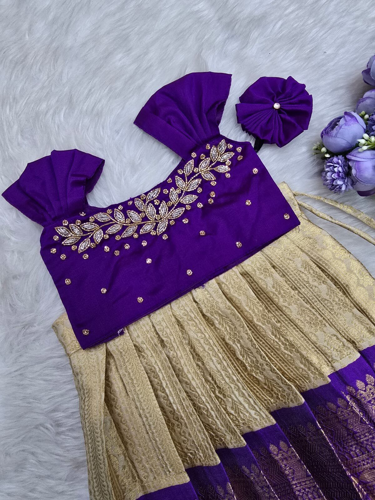 Semi Banarasi Lehenga