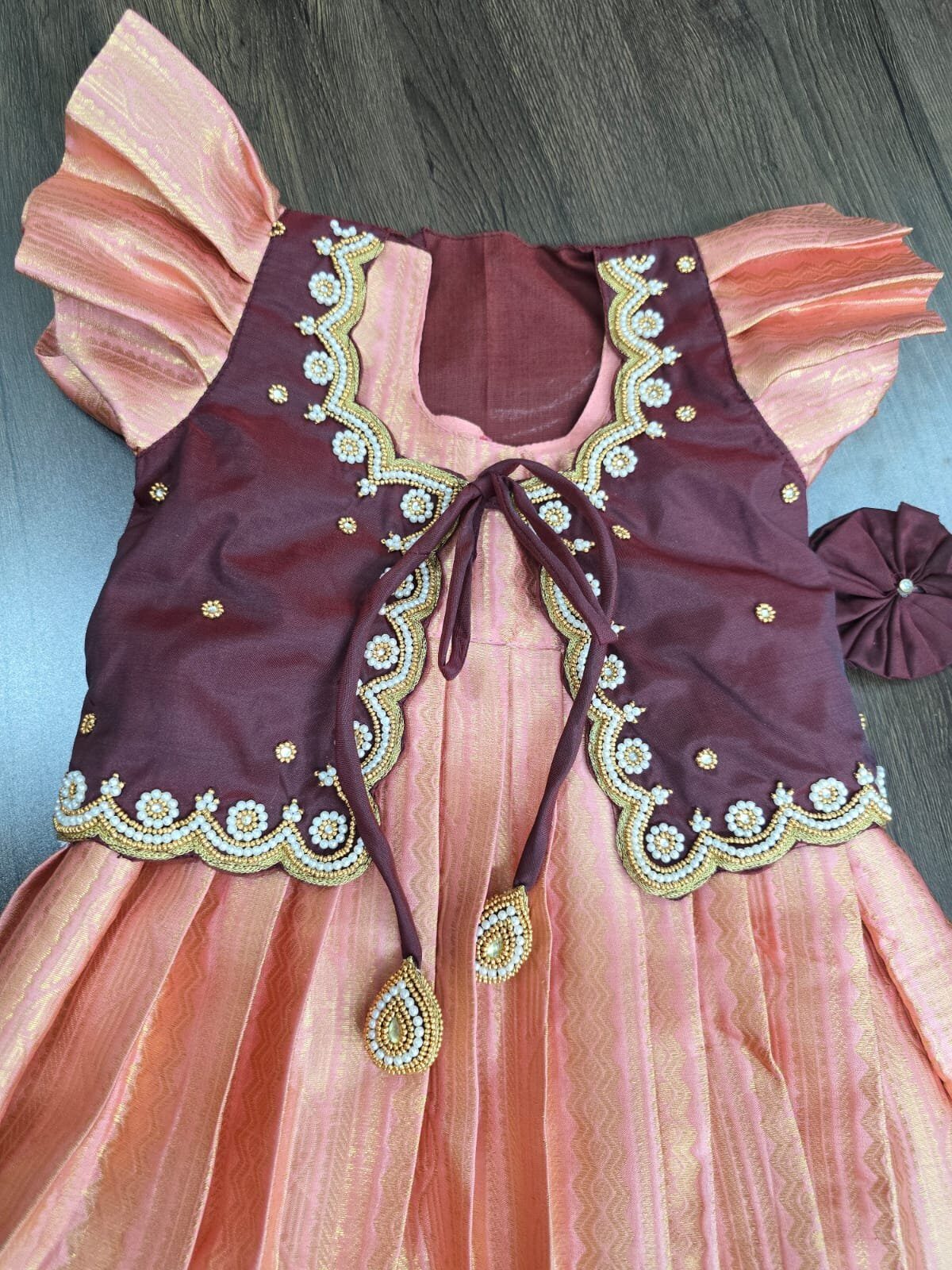 Semi Banarasi Kanchi Pattu Lehanga