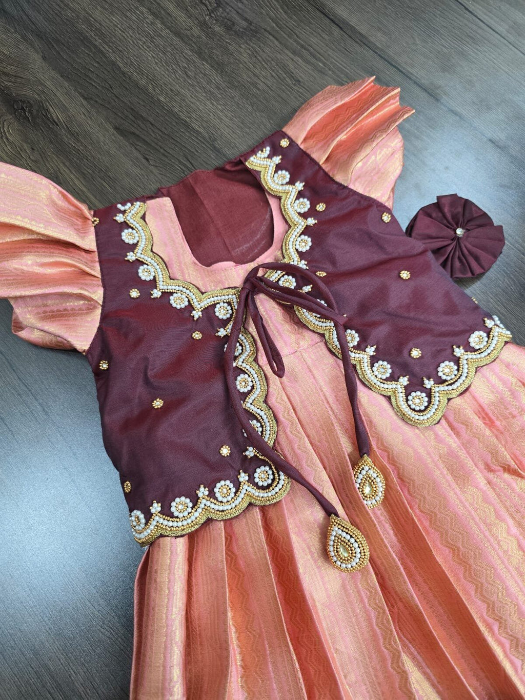 Semi Banarasi Kanchi Pattu Lehanga