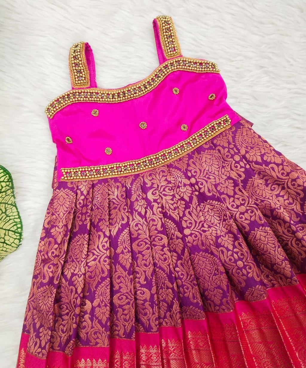 Kupadampattu Fabric Full Frock