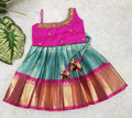 Semi Banarasi Kanchu Pattu Lehanga Set