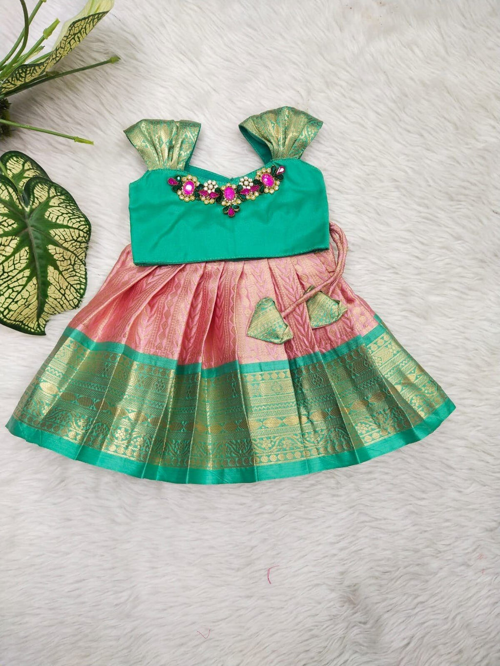 Semi Kanchi Pattu Lehenga