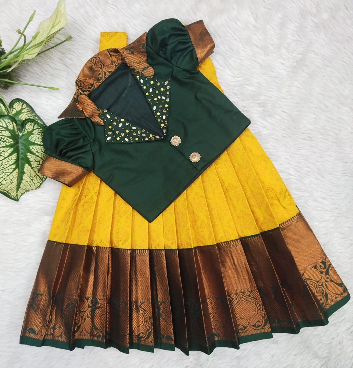 Semi Banarasi Body Frock