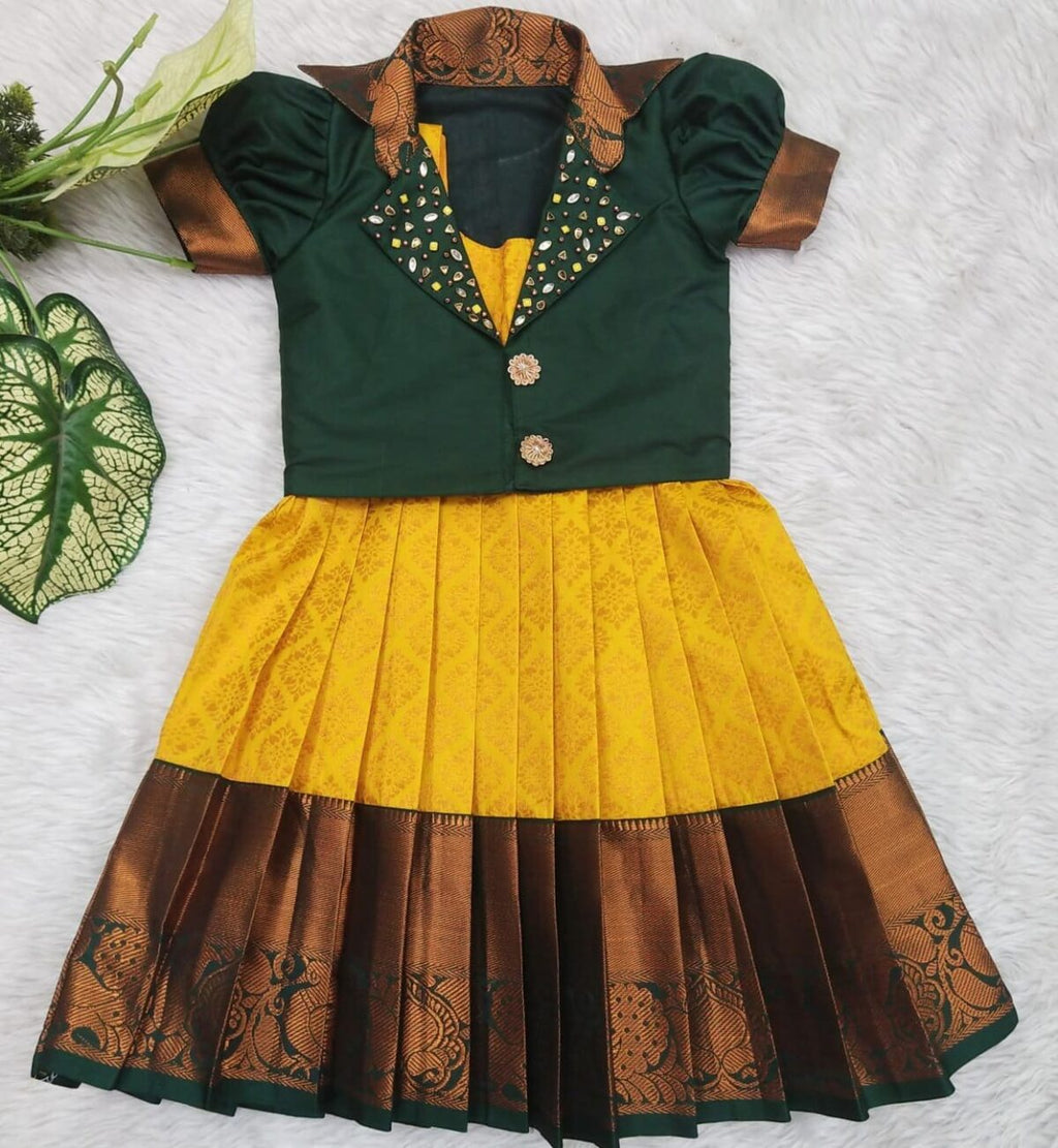 Semi Banarasi Body Frock