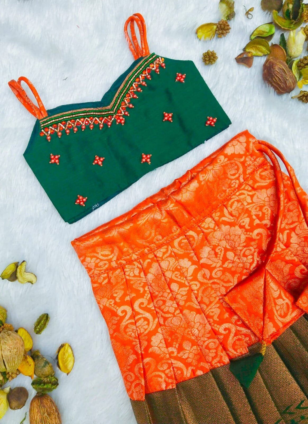 Semi Kanchi Pattu Lehanga