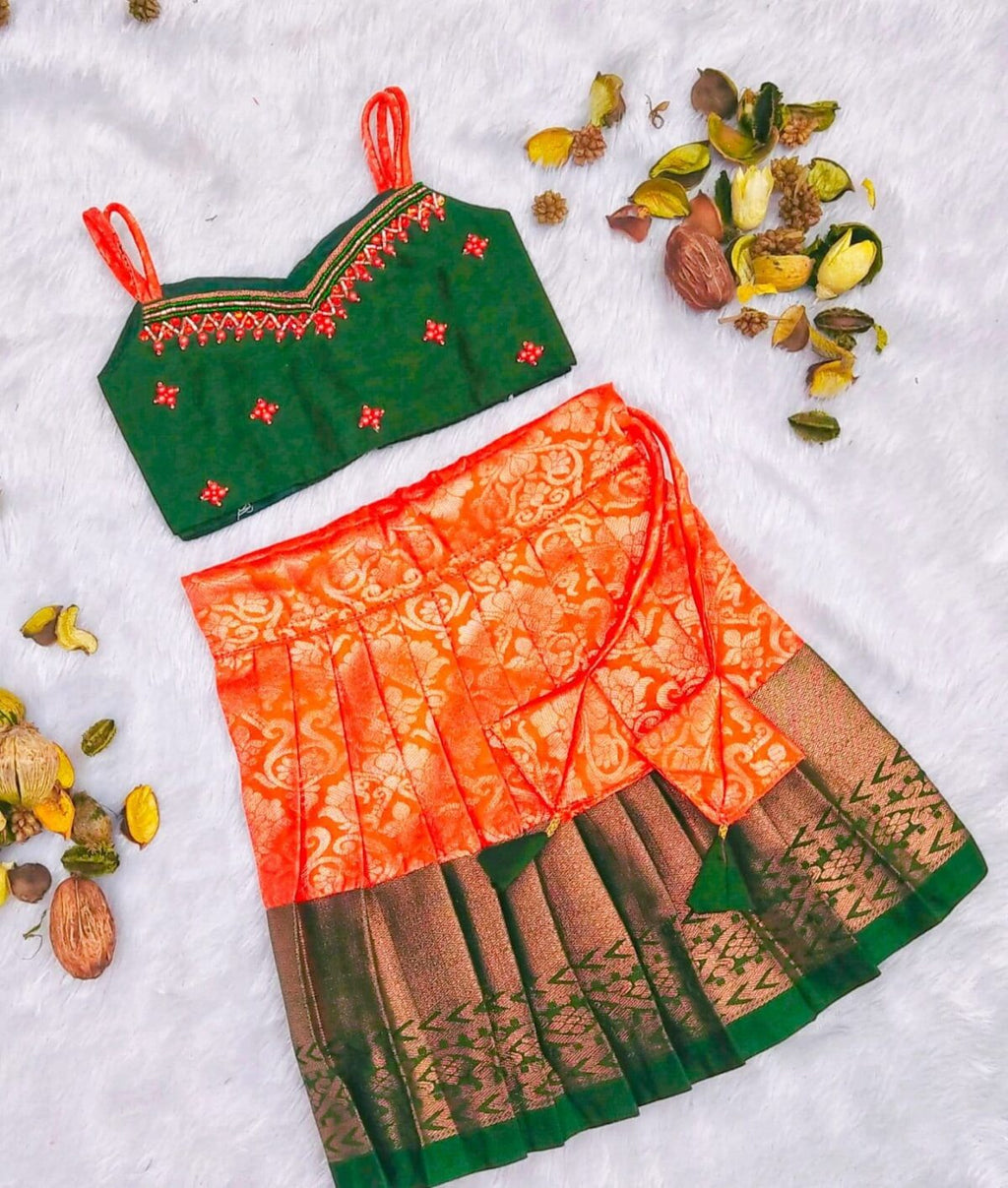 Semi Kanchi Pattu Lehanga