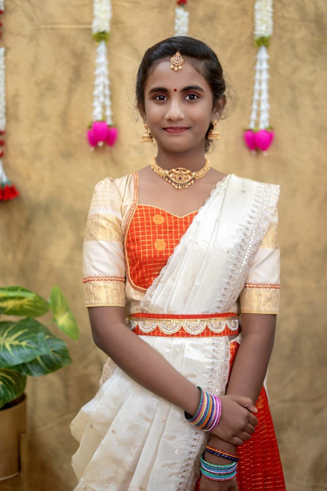 Kumbakonam Soft Silk Lehenga Half-Saree Set