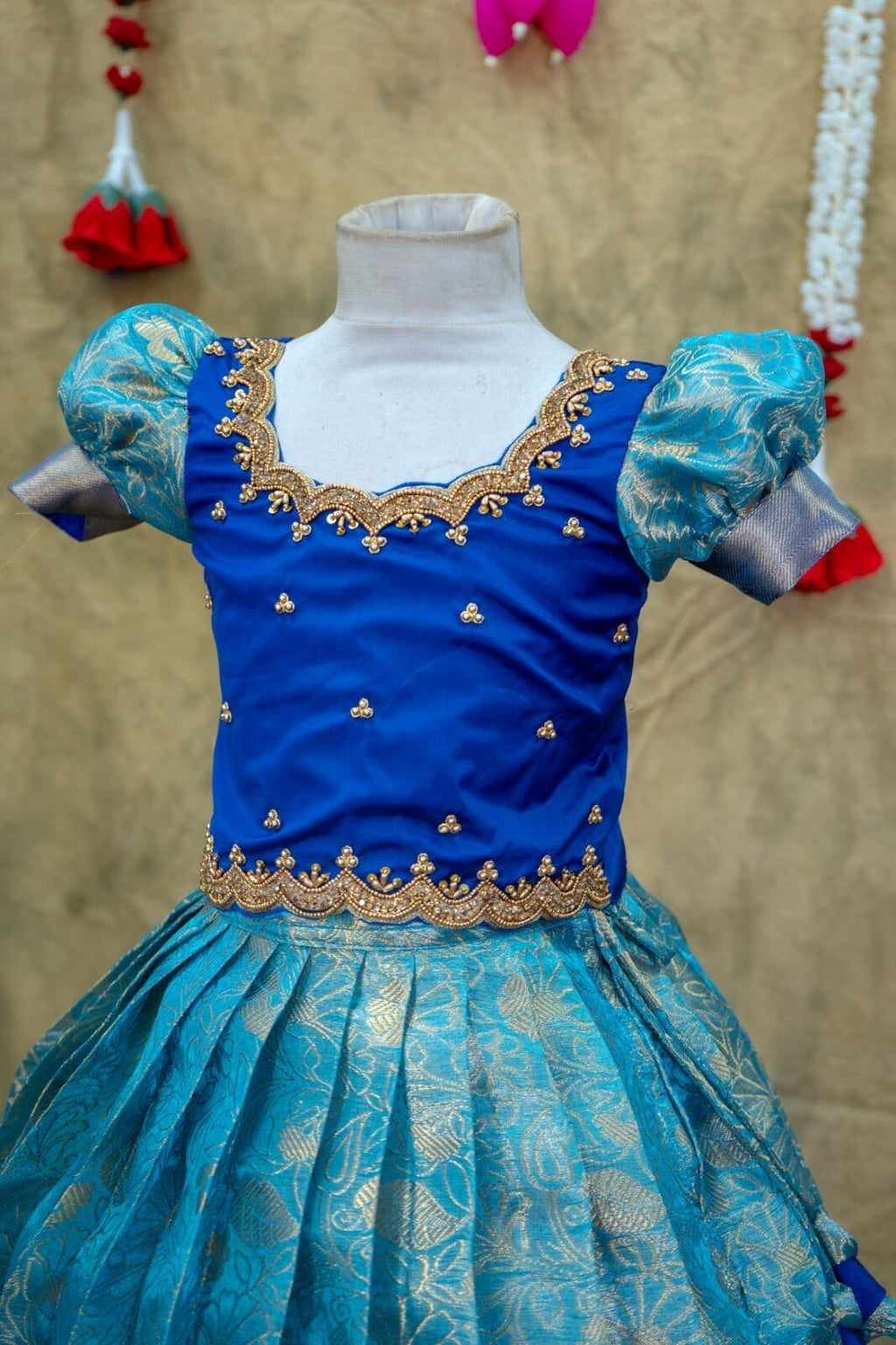 Tissue Banarasi lehenga