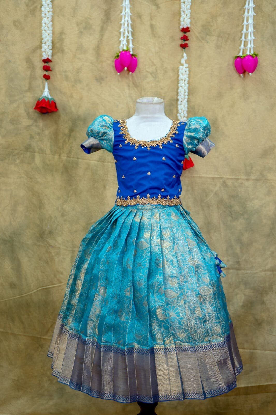 Tissue Banarasi lehenga