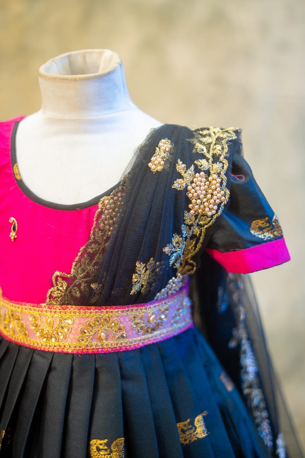 Semi-silk frock