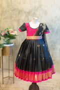 Semi-silk frock