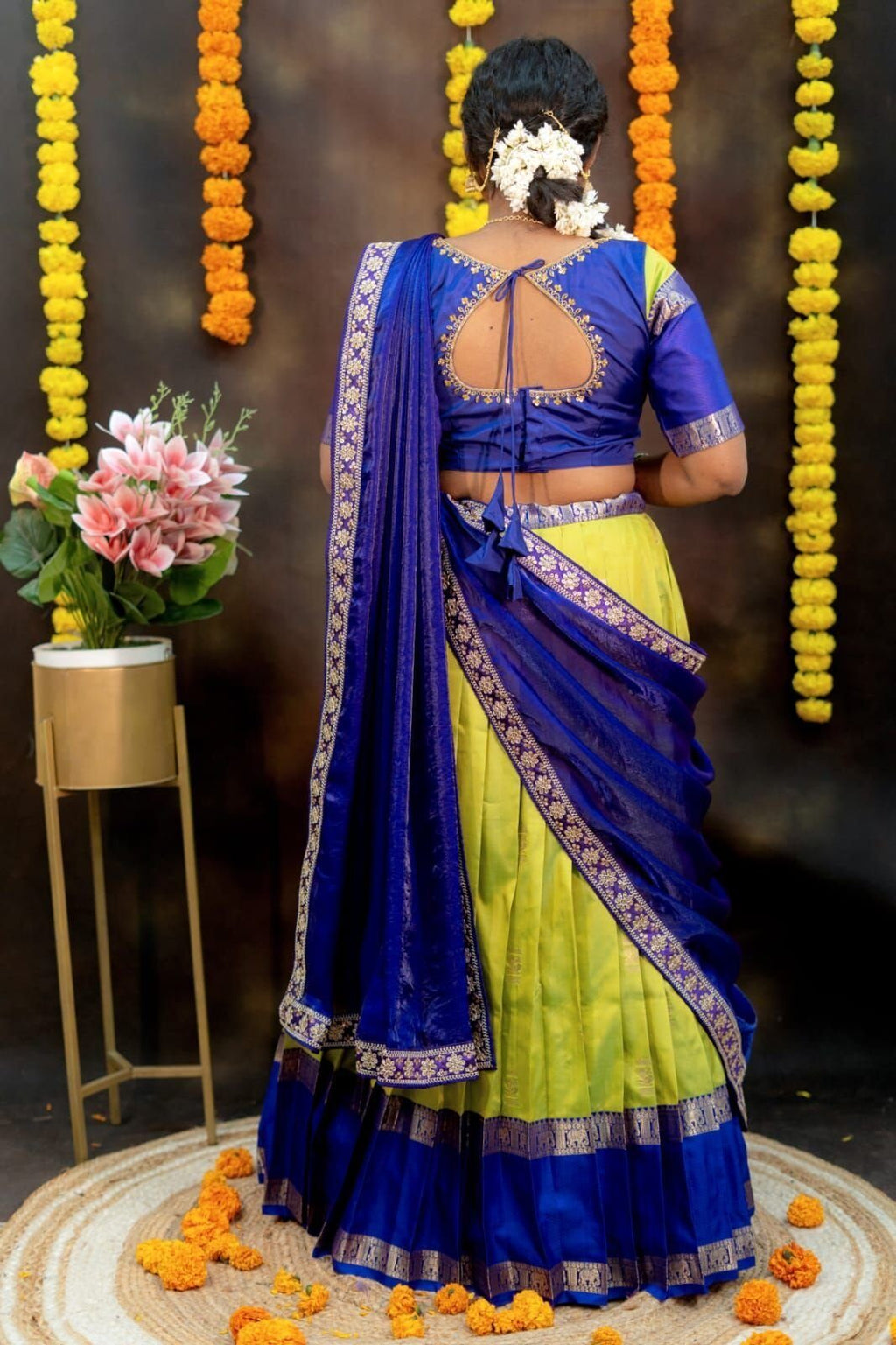 Gadwal soft silk lehenga set